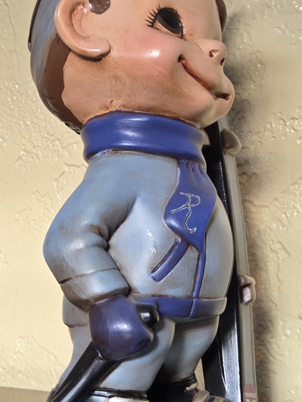 Vintage Atlantic Molds Ceramic "Smiley" Skier 1970's Era - Picture 5 of 8